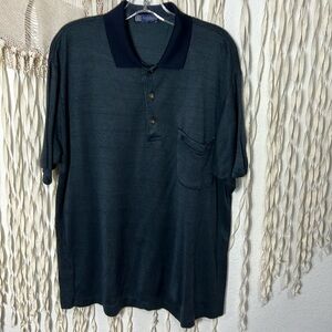 Givenchy Gentleman Blue Cotton Polo Shirt